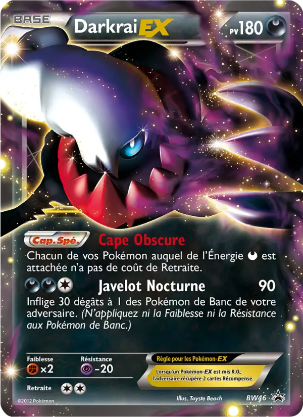 Darkrai ex — Carte Pokémon BW46 Promo BW