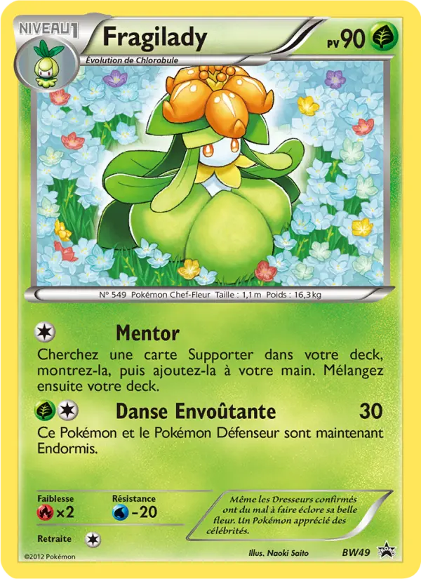 Fragilady — Carte Pokémon BW49 Promo BW