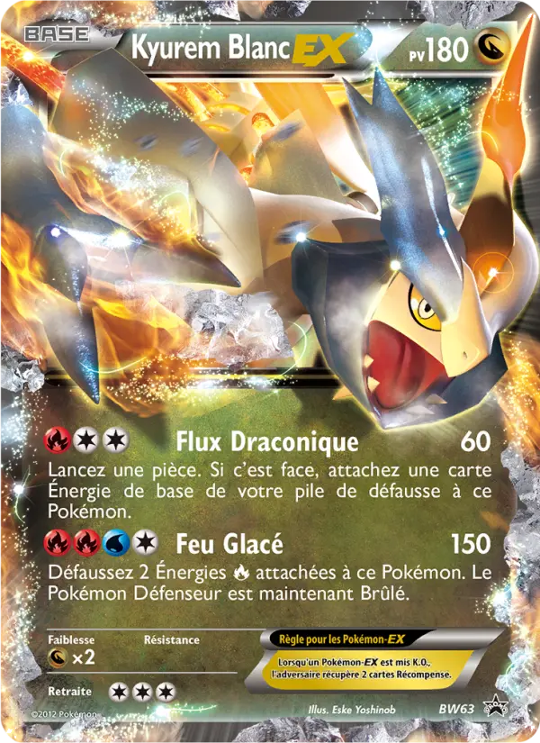 Kyurem Blanc ex — Carte Pokémon BW63 Promo BW