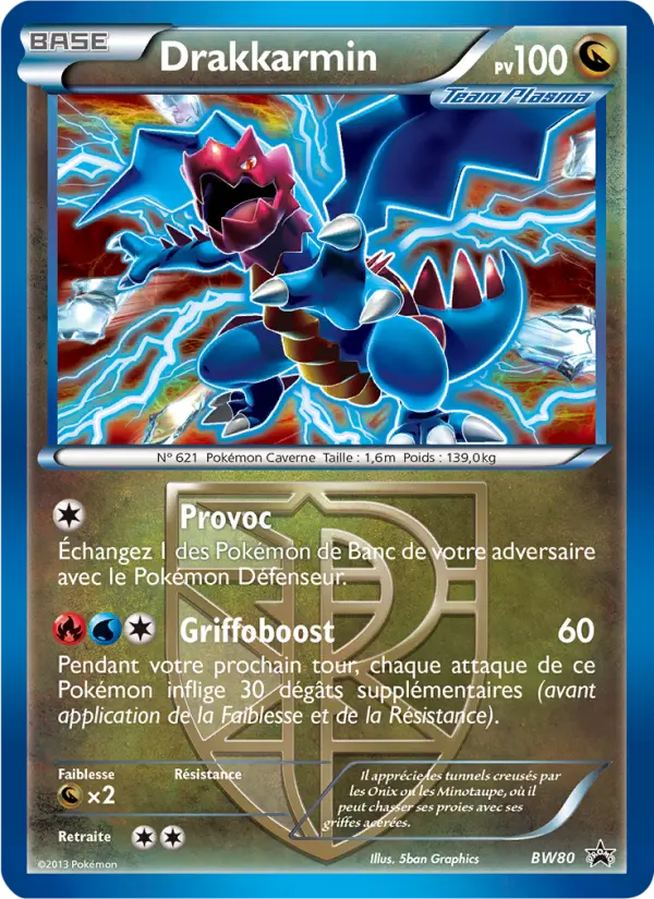 Drakkarmin — Carte Pokémon BW80 Promo BW