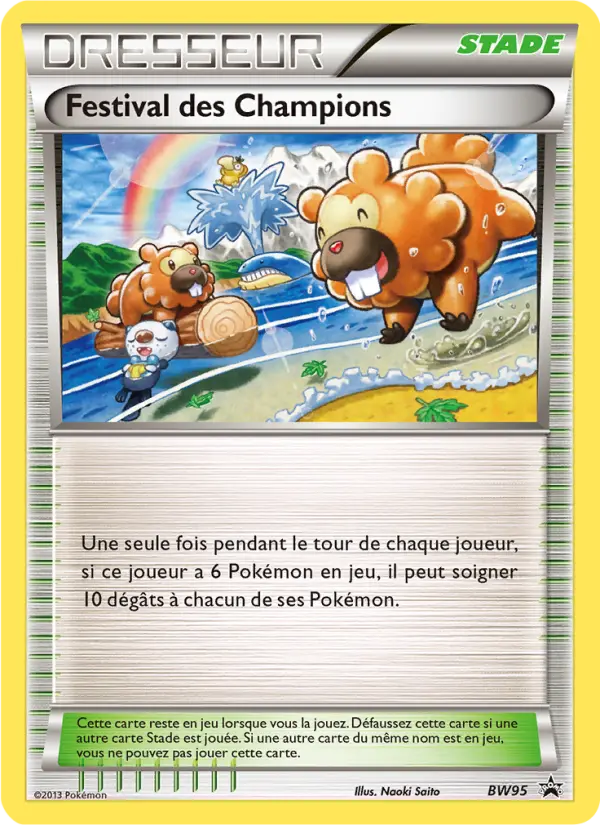Festival des Champions — Carte Pokémon BW95 Promo BW