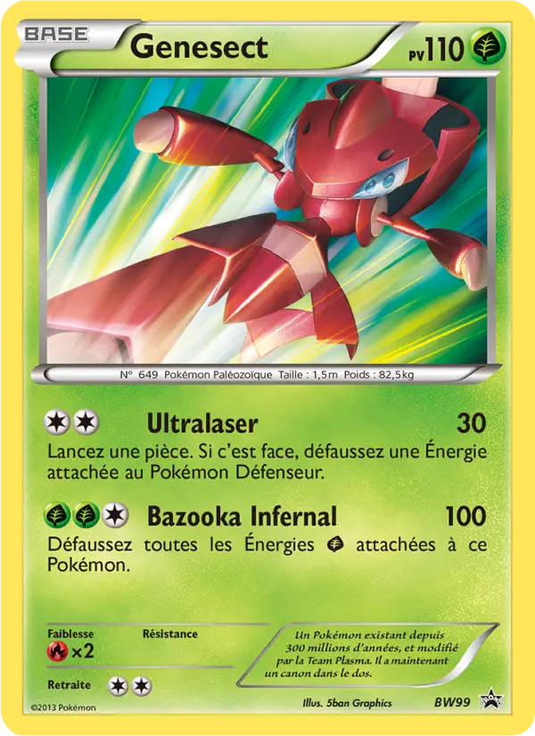 Genesect — Carte Pokémon BW99 Promo BW