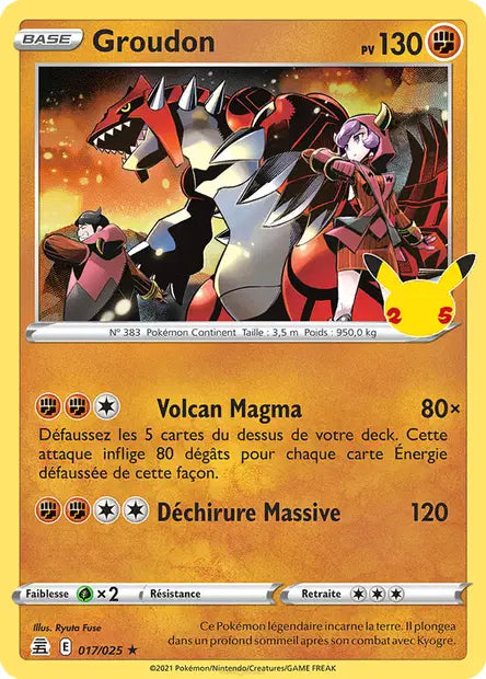 17/25 - Groudon