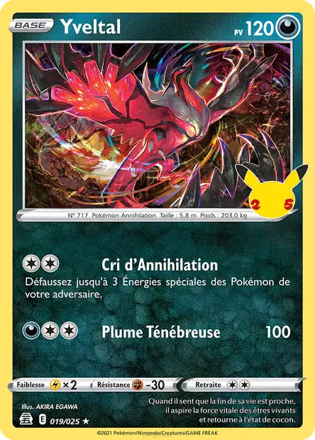 Yveltal — Carte Pokémon 19 Célébrations
