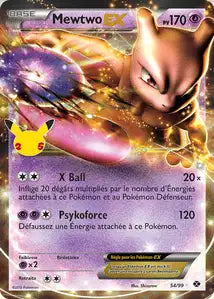 Mewtwo-EX — Carte Pokémon 54A Célébrations