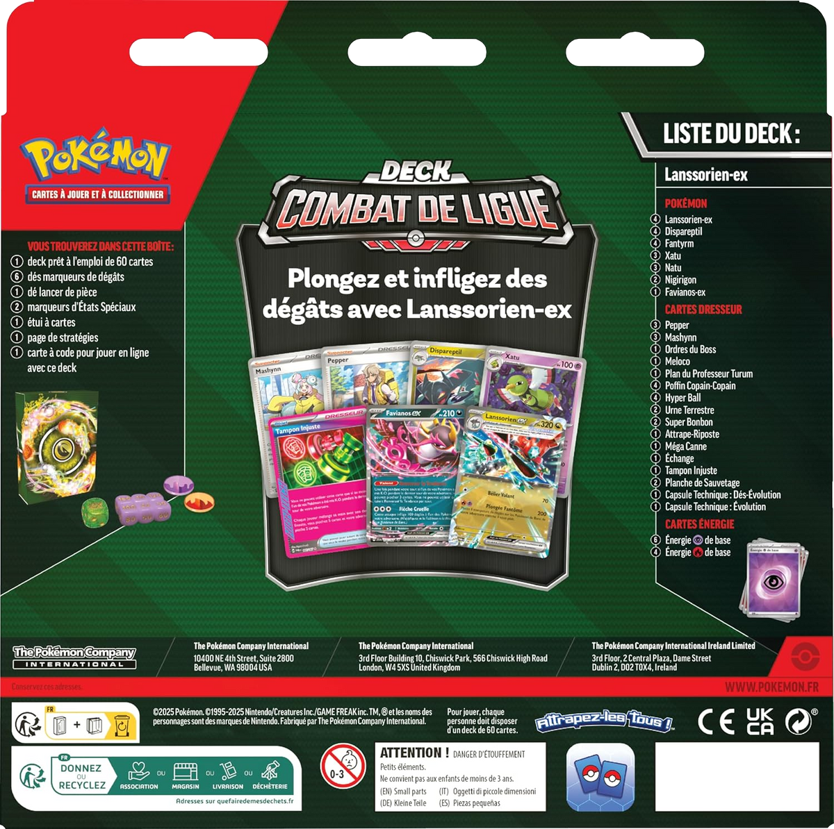 Deck - Combat de Ligue / Lanssorien-ex (verso)