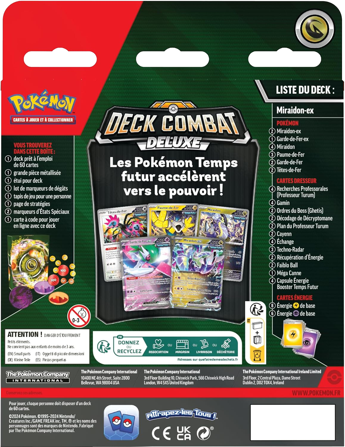 Deck - Combat Deluxe / Miraidon-ex (verso)