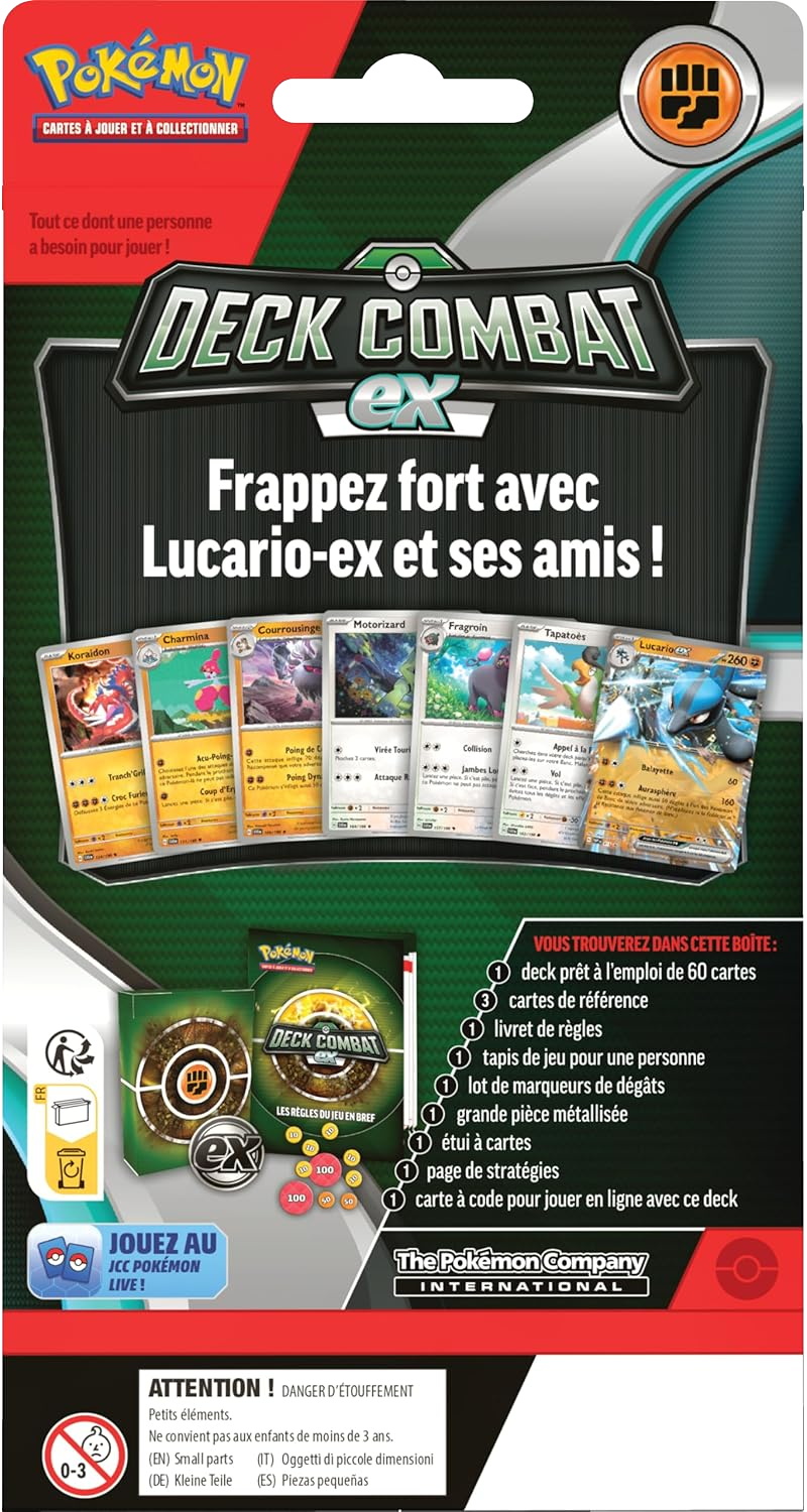 Deck - Combat-ex / Lucario-ex (verso)