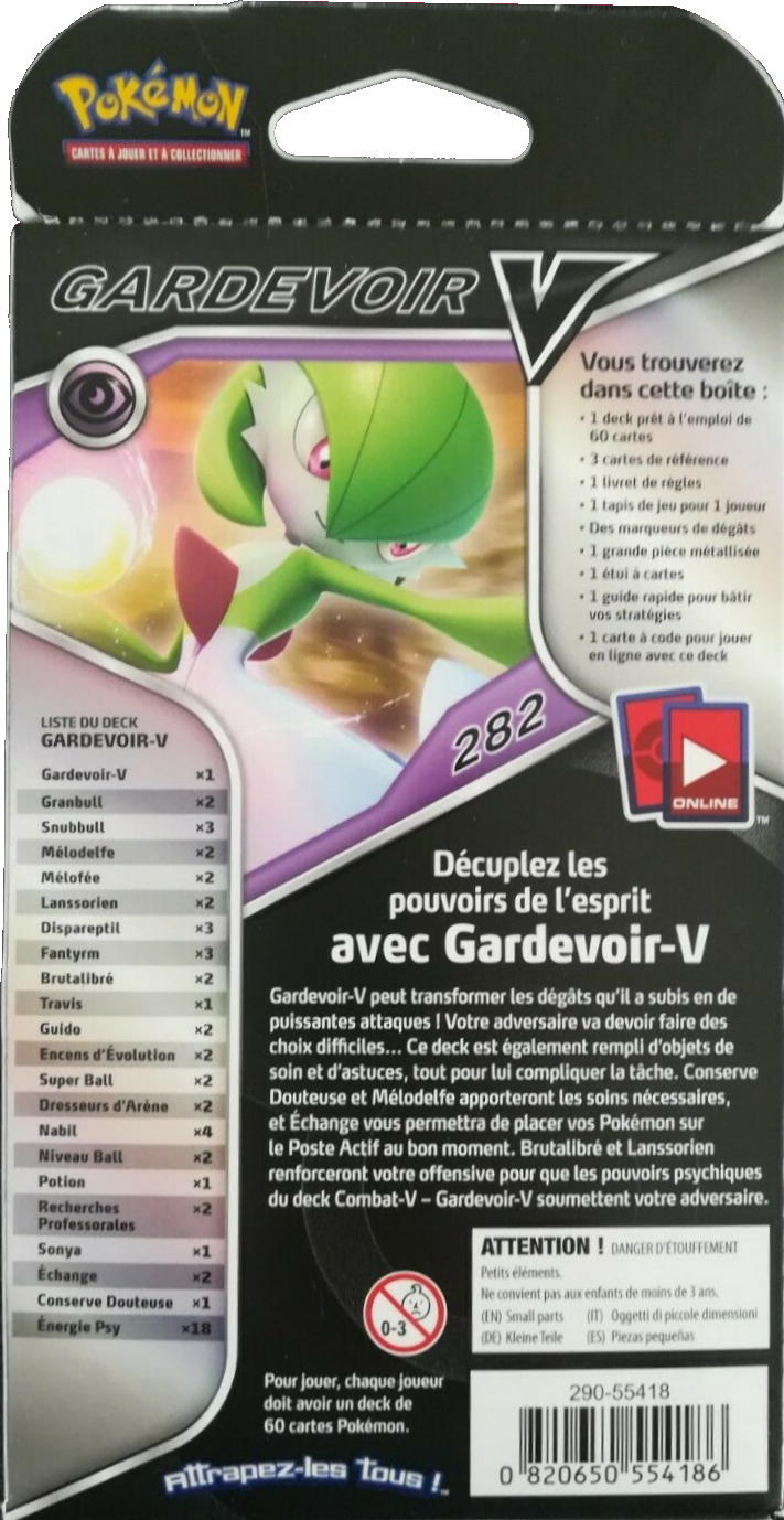 Deck - Combat-V / Gardevoir-V (verso)