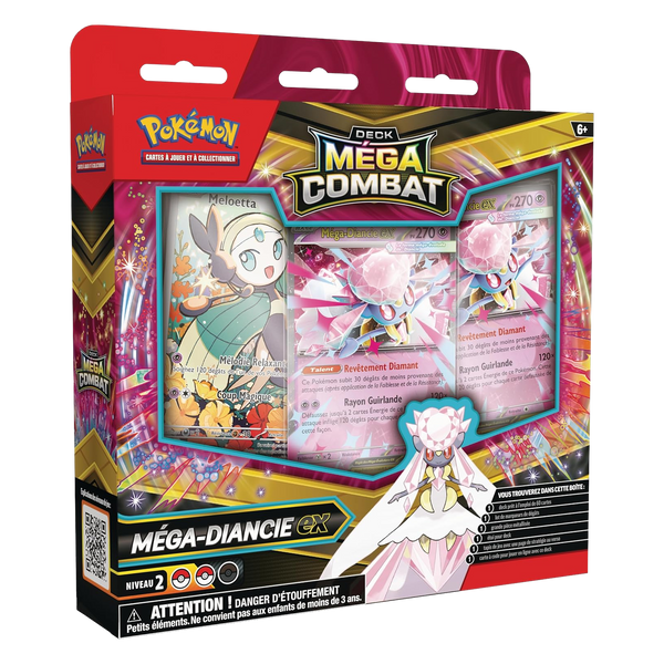 Deck - Méga-Combat / Méga-Diancie EX, boîte française