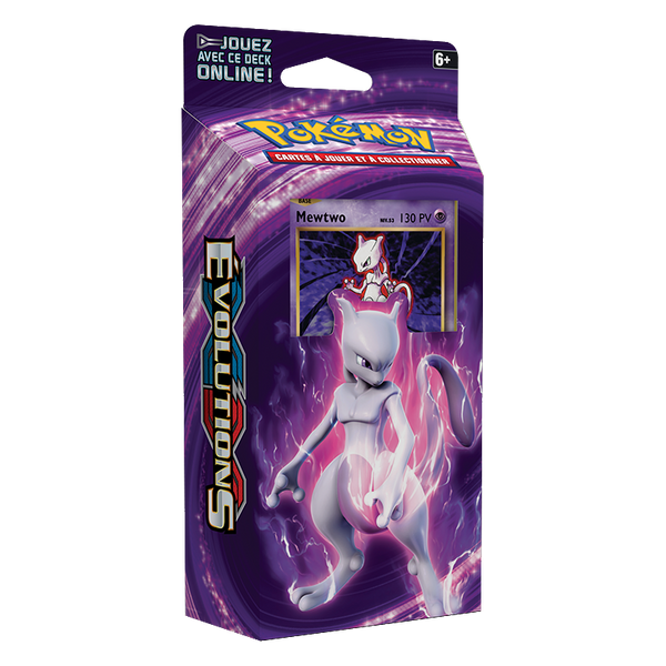 Deck à thème - Évolutions / Mêlée Mewtwo, boîte française