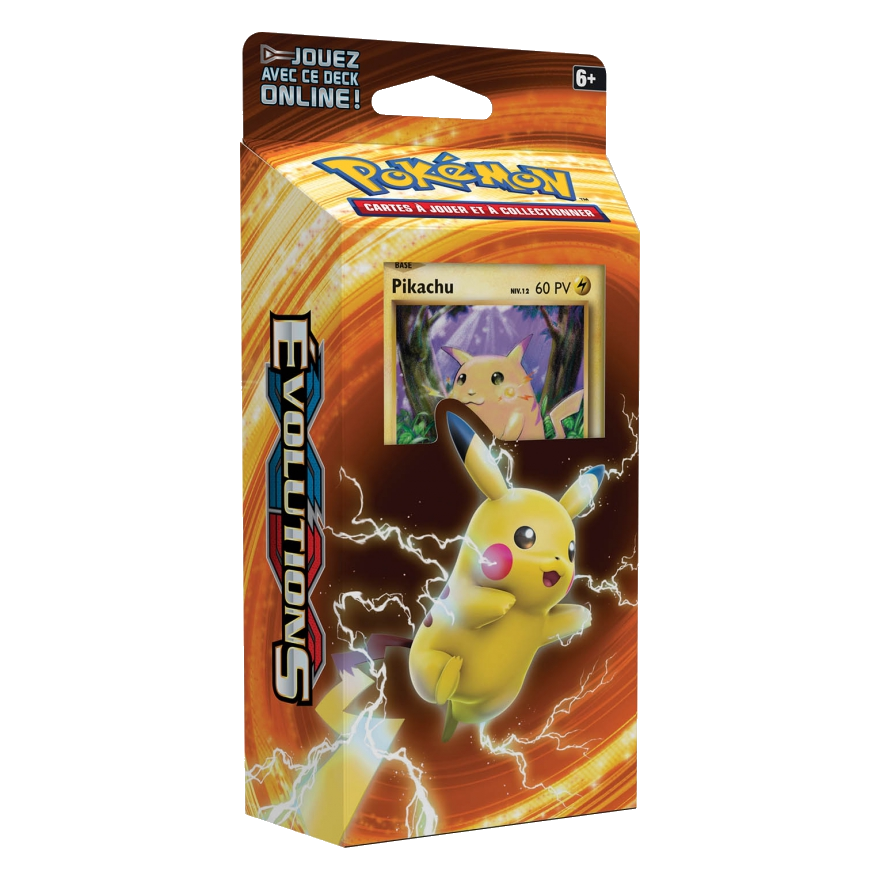 Deck à thème - Évolutions / Puissance Pikachu, boîte française