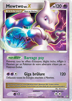 Mewtwo Niv.X dp6 Éveil des Légendes