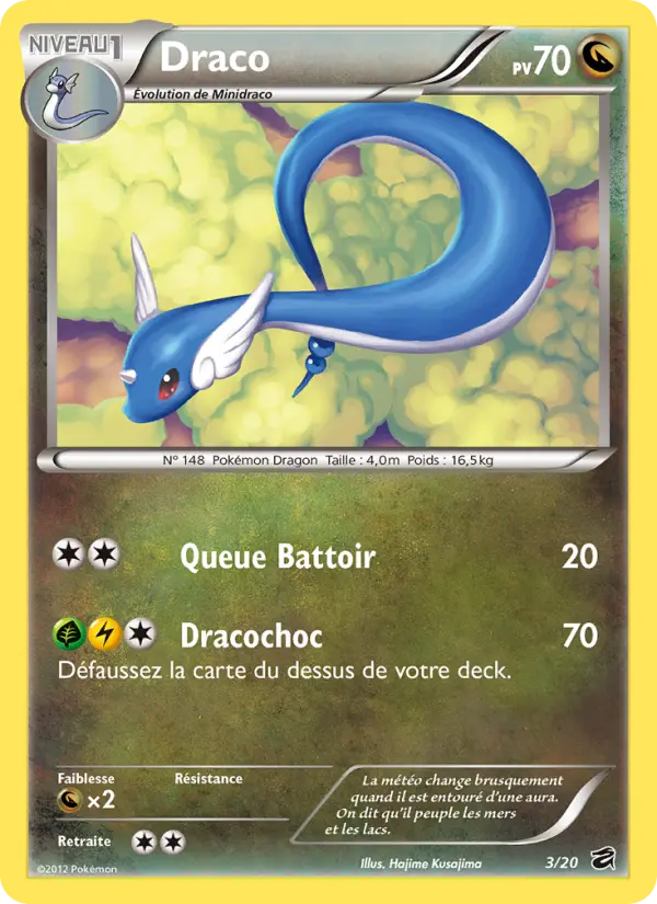 Draco — Carte Pokémon 3 Coffre des Dragons