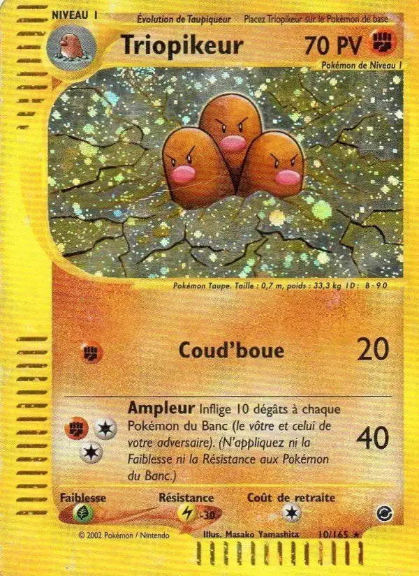 Triopikeur — Carte Pokémon 10 Expedition