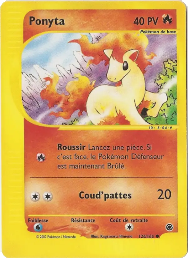 Ponyta — Carte Pokémon 126 Expedition