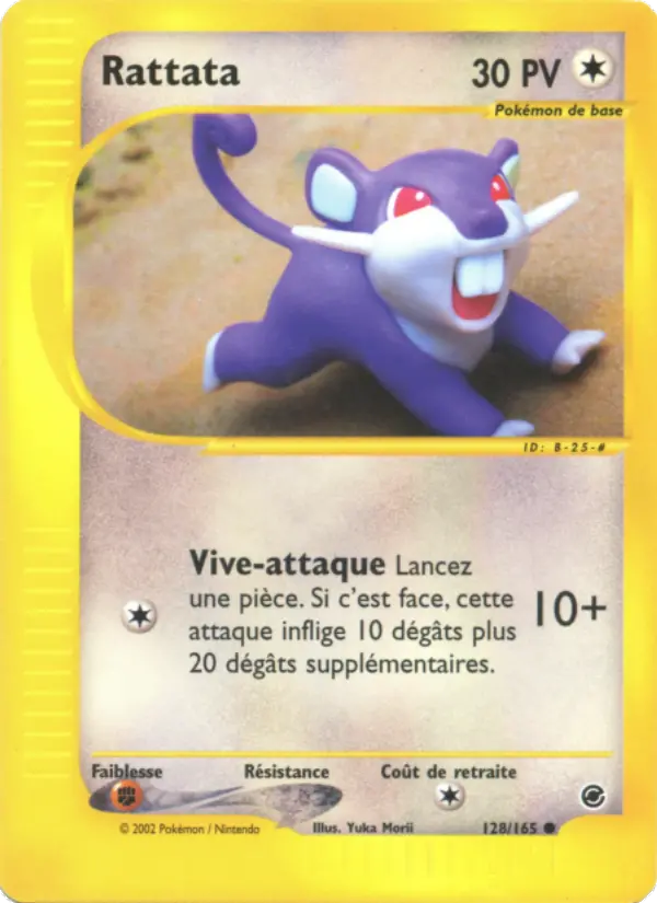 Rattata — Carte Pokémon 128 Expedition