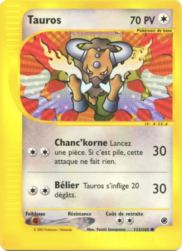Tauros — Carte Pokémon 133 Expedition