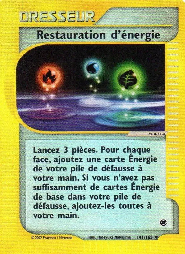 141/165 - Restauration d'énergie