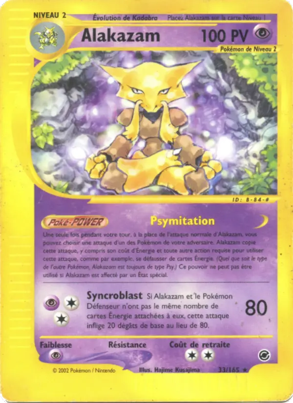 Alakazam — Carte Pokémon 33 Expedition