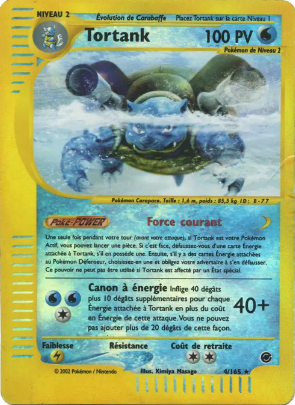 Tortank — Carte Pokémon 4 Expedition
