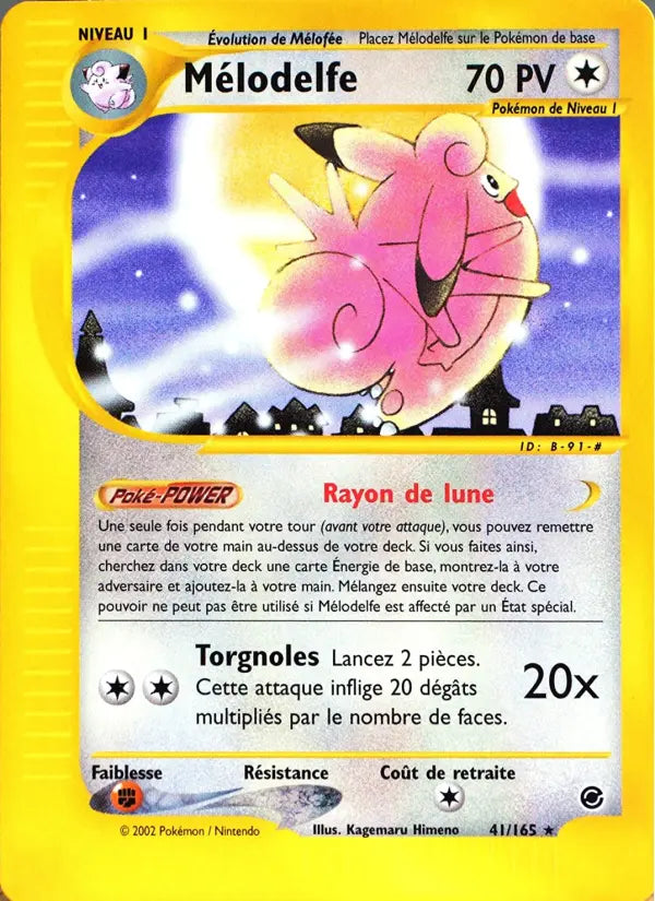 Mélodelfe — Carte Pokémon 41 Expedition