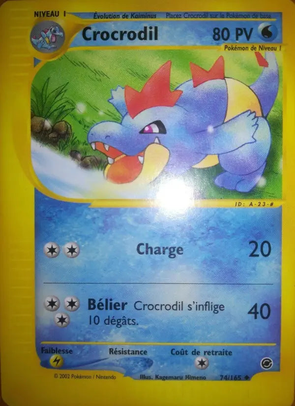 Crocrodil — Carte Pokémon 74 Expedition