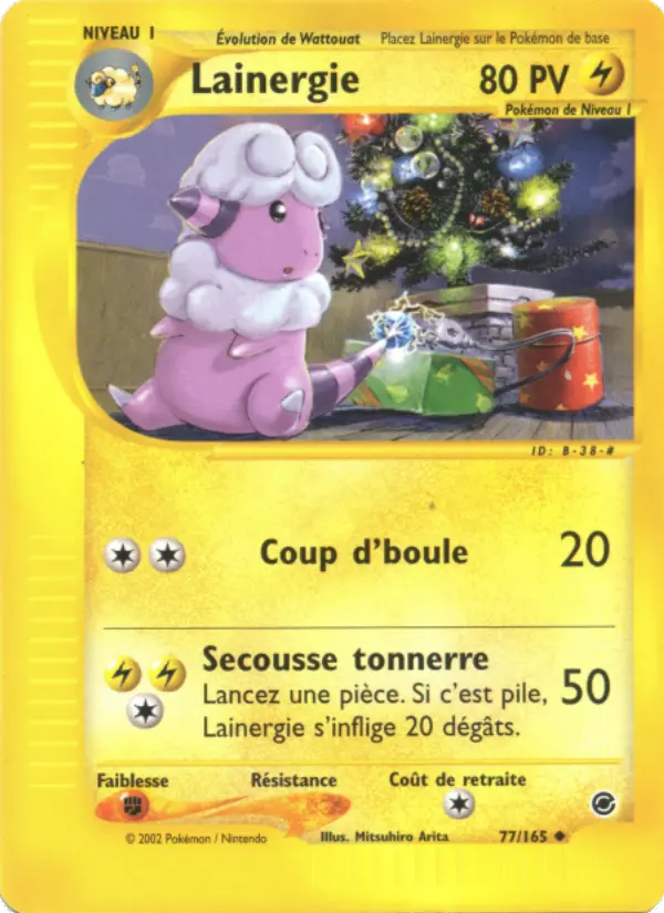 Lainergie — Carte Pokémon 77 Expedition