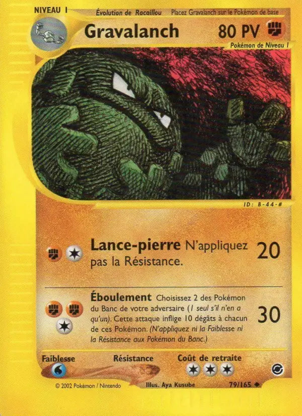 Gravalanch — Carte Pokémon 79 Expedition