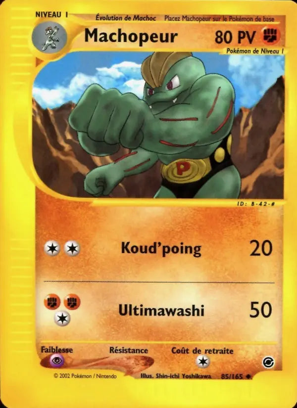 Machopeur — Carte Pokémon 85 Expedition