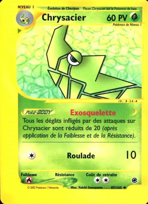 Chrysacier — Carte Pokémon 87 Expedition
