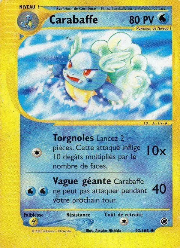 Carabaffe — Carte Pokémon 92 Expedition