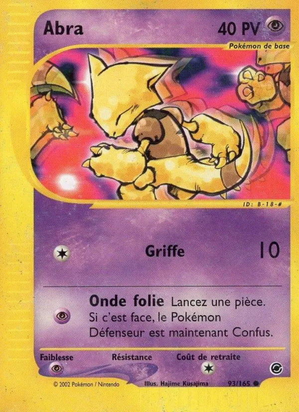 Abra — Carte Pokémon 93 Expedition