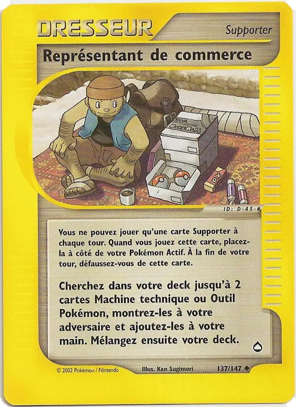 137/147 - Représentant de commerce