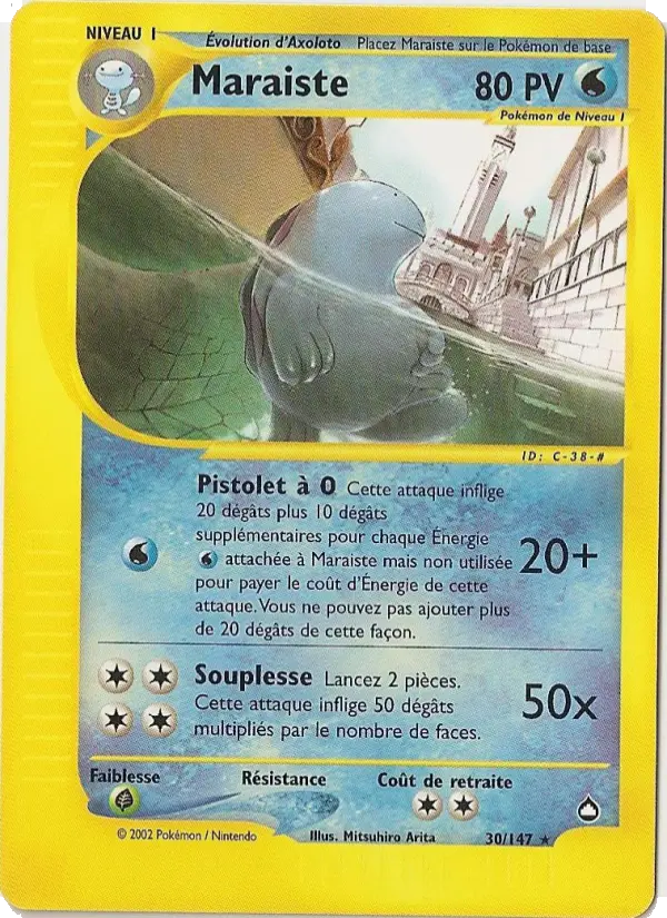 Maraiste — Carte Pokémon 30 Aquapolis