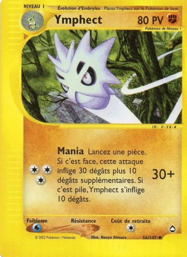 Ymphect — Carte Pokémon 56 Aquapolis