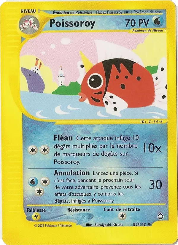 Poissoroy — Carte Pokémon 59 Aquapolis