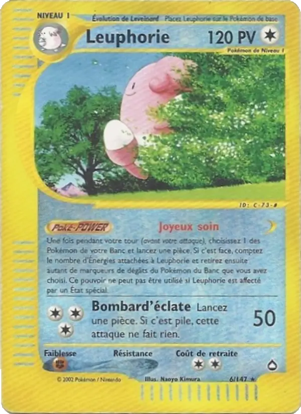 Leuphorie — Carte Pokémon 6 Aquapolis