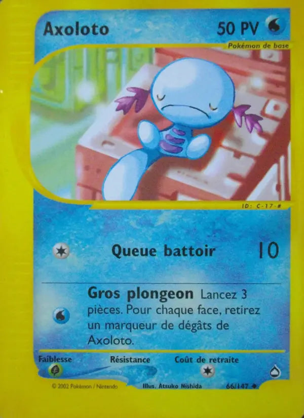 Axoloto — Carte Pokémon 66 Aquapolis
