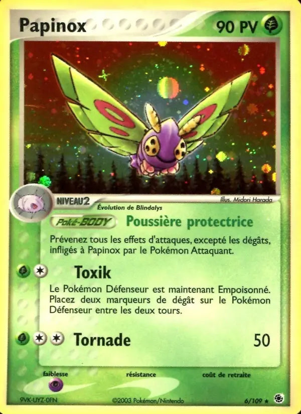 Papinox — Carte Pokémon 6 EX Rubis & Saphir