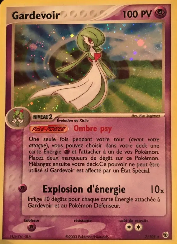 Gardevoir — Carte Pokémon 7 EX Rubis & Saphir