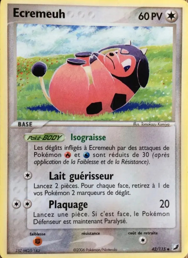 Ecremeuh — Carte Pokémon 42 EX Forces Cachées