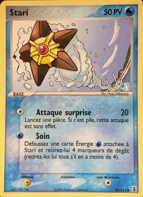 Stari — Carte Pokémon 85 EX Espèces Delta