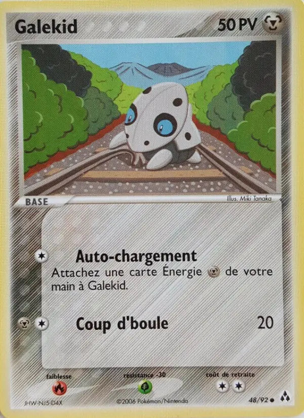 Galekid — Carte Pokémon 48 EX Créateurs de légendes