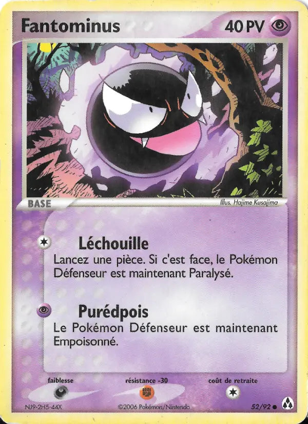 Fantominus — Carte Pokémon 52 EX Créateurs de légendes