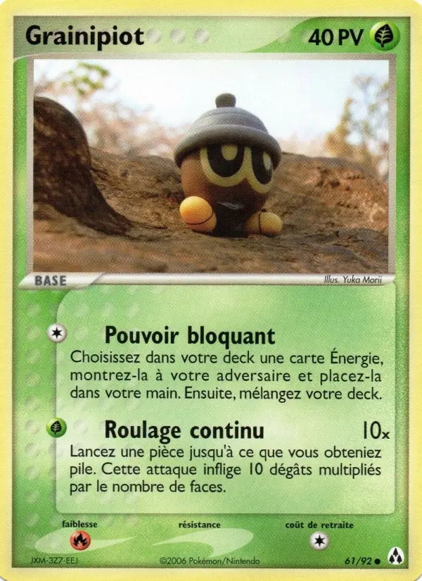 Grainipiot — Carte Pokémon 61 EX Créateurs de légendes