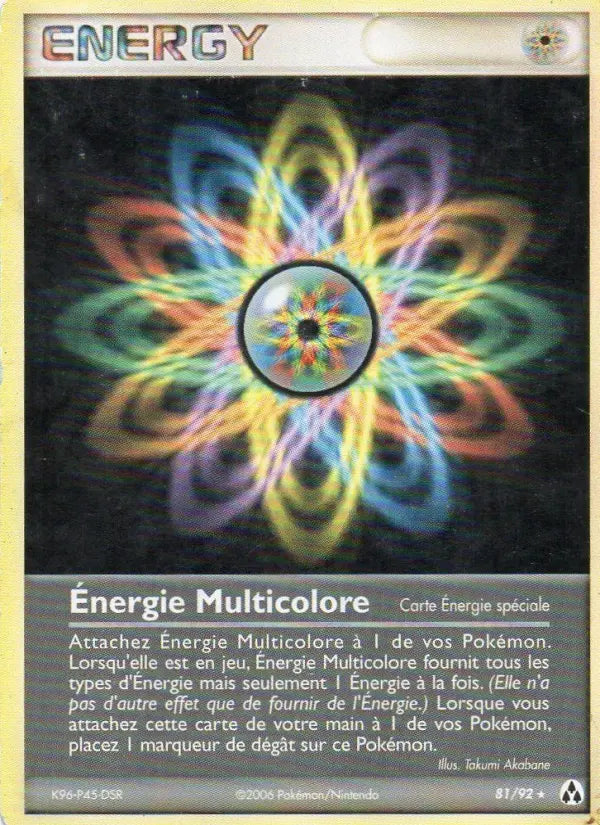 081/092 - Énergie Multicolore — Carte Pokémon EX Créateurs de légendes 81/92