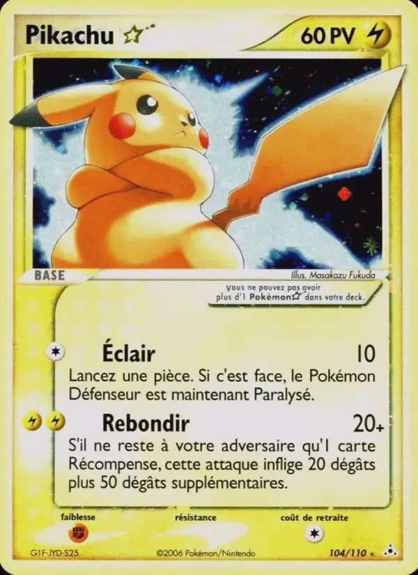 104/110 - Pikachu ☆