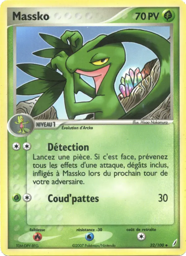 Massko — Carte Pokémon 32 EX Gardiens de Cristal