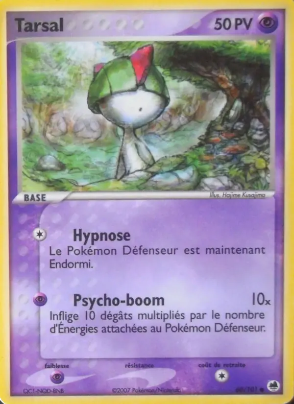Tarsal — Carte Pokémon 60 EX Île des Dragons